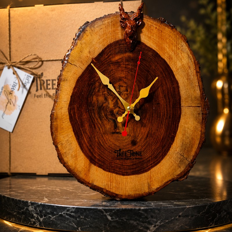 TreeTone Neem Heritage Clock