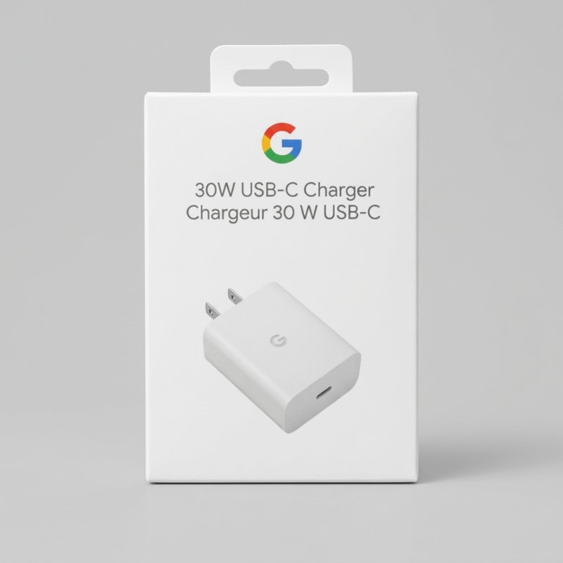 30W USB-C PD Fast Charger – Compact Power Adapter, Compatible with Pixel, iPhone & Android Devices