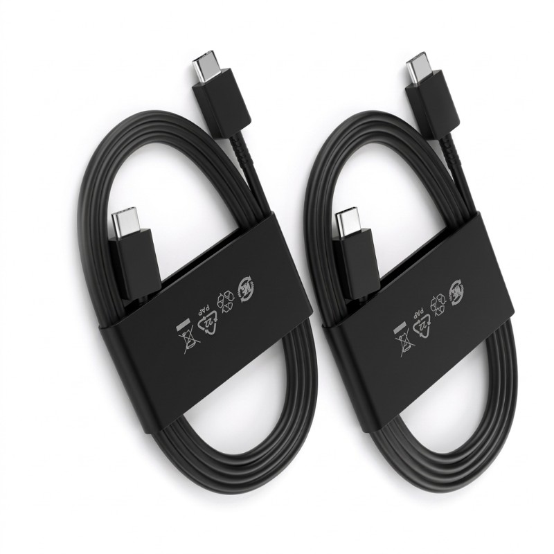 USB-C to USB-C Fast Charging & Data Cable (1m) – Braided Cord, Reversible Connector
