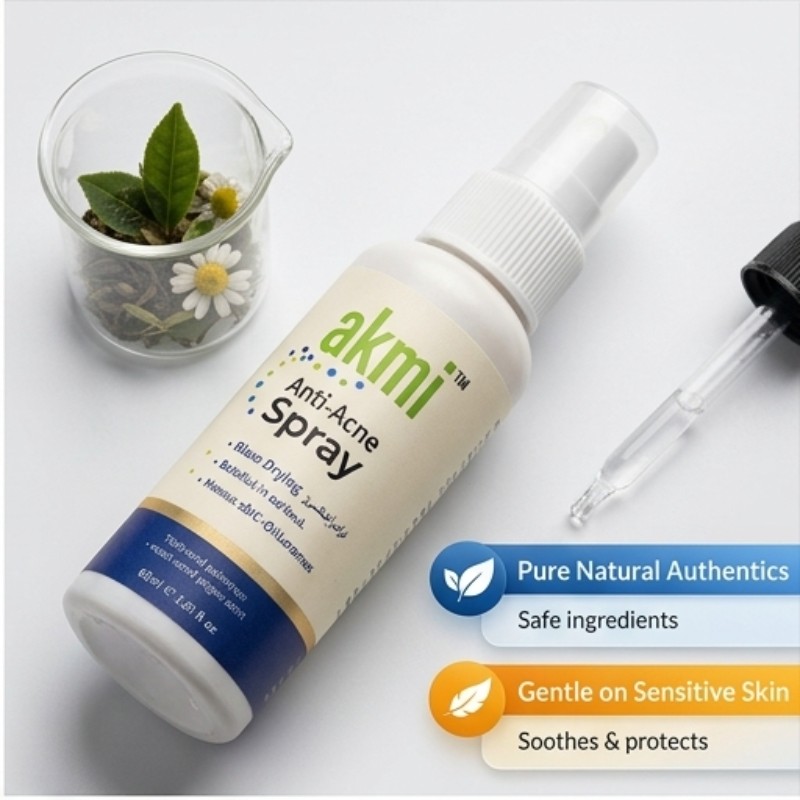 MedZar Akmi Anti-Acne Spray 60ml – Acne-Prone Skin Care Spray for Targeted Care | Care & Glow