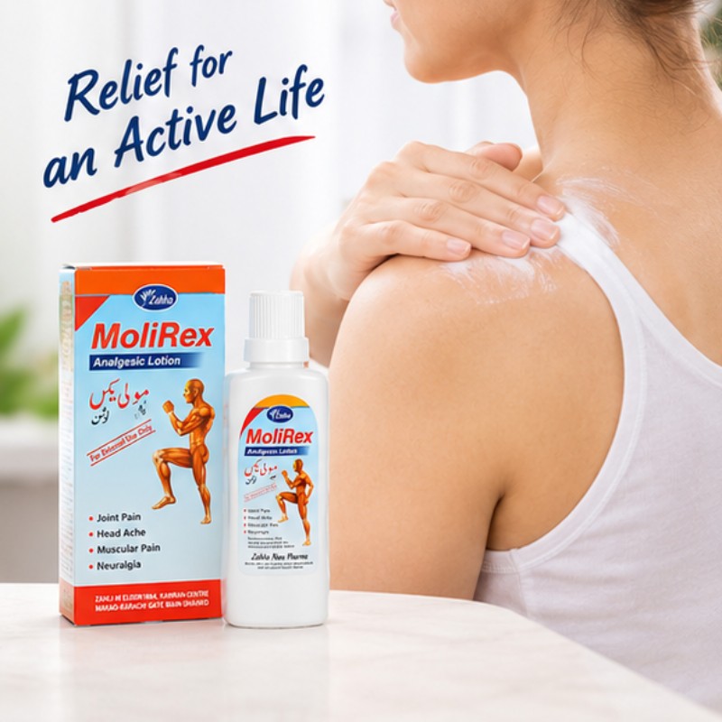 Molirex Analgesic Lotion – Joint, Muscle & Back Pain Relief Lotion - Care & Glow