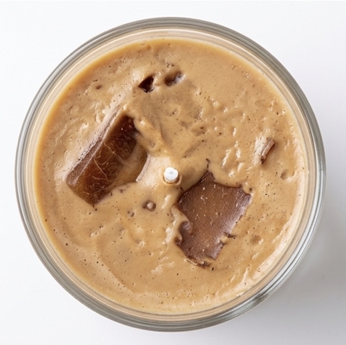 Iced Latte Dessert Candle – Hand-Poured Soy Wax Coffee Candle in Glass Jar