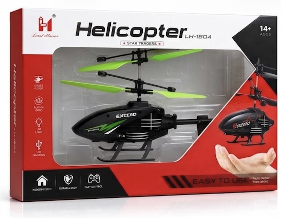 Exceed RC Helicopter LH-1804 – Rechargeable Remote Control Helicopter with LED Light