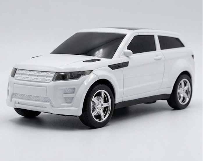 White Model SUV RC Car with Detailed Interior – Remote Control Jeep Toy