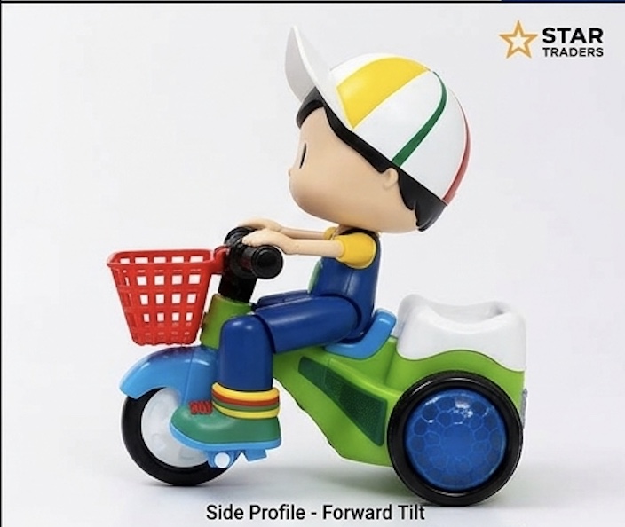 Stunt Tricycle Boy Toy with 360° Rotation, Lights & Music