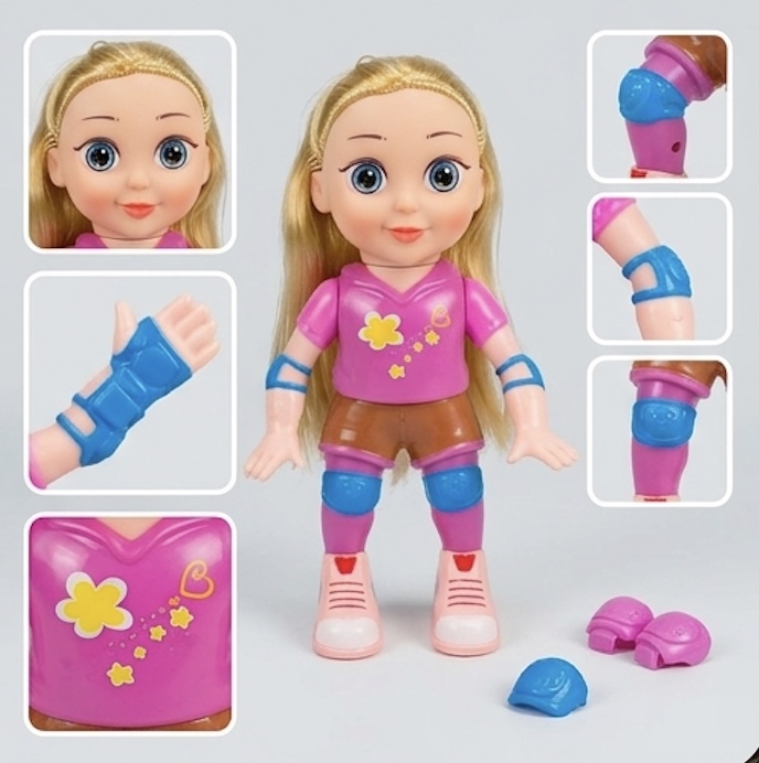 Balance Car Lovely Doll – Hoverboard Skate Doll with Lights, Music & Mist